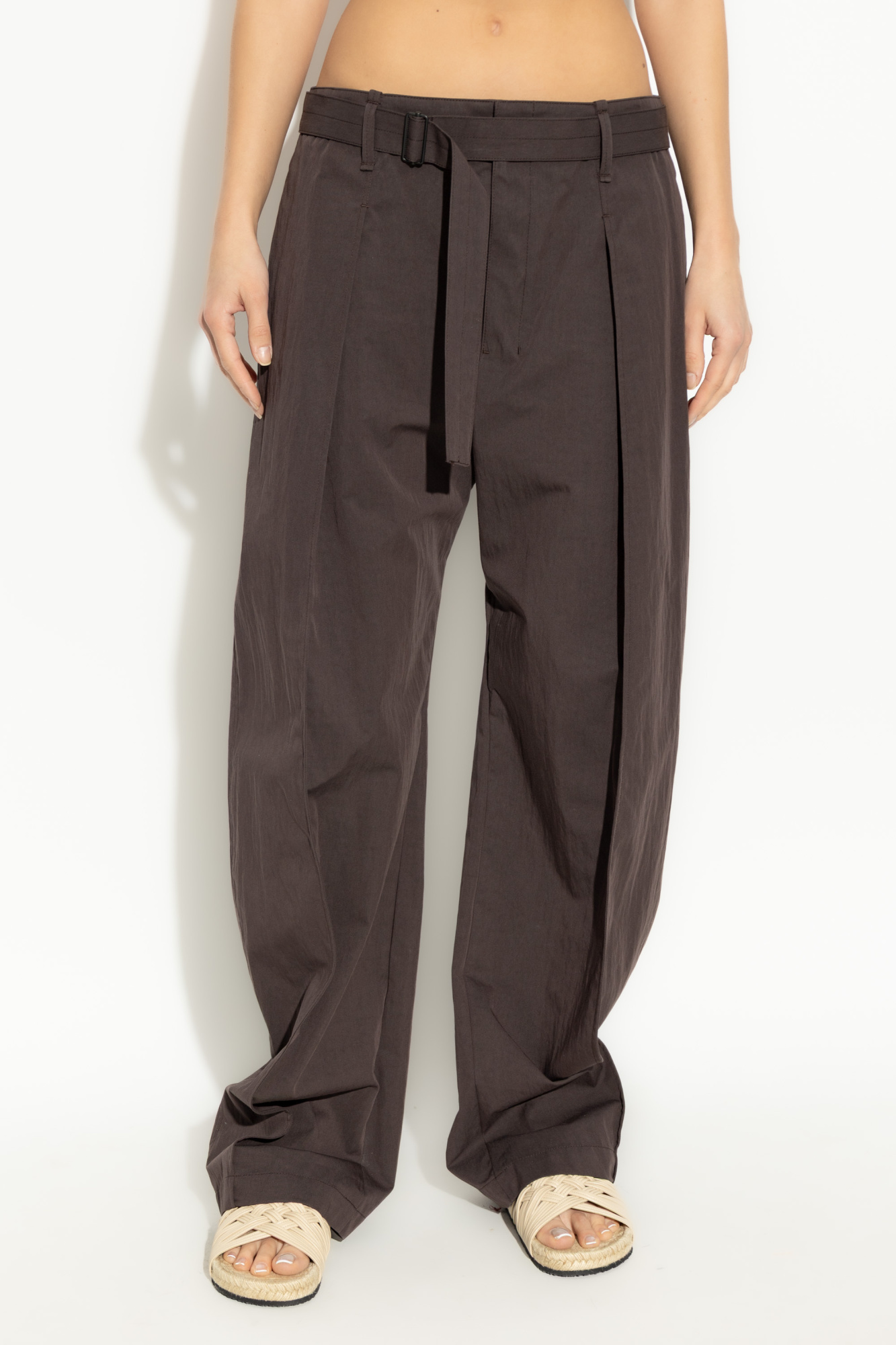 LEMAIRE レディース パンツ PA1177 LF1228 490 Lemaire Pants with belt | Women's Clothing | Vitkac